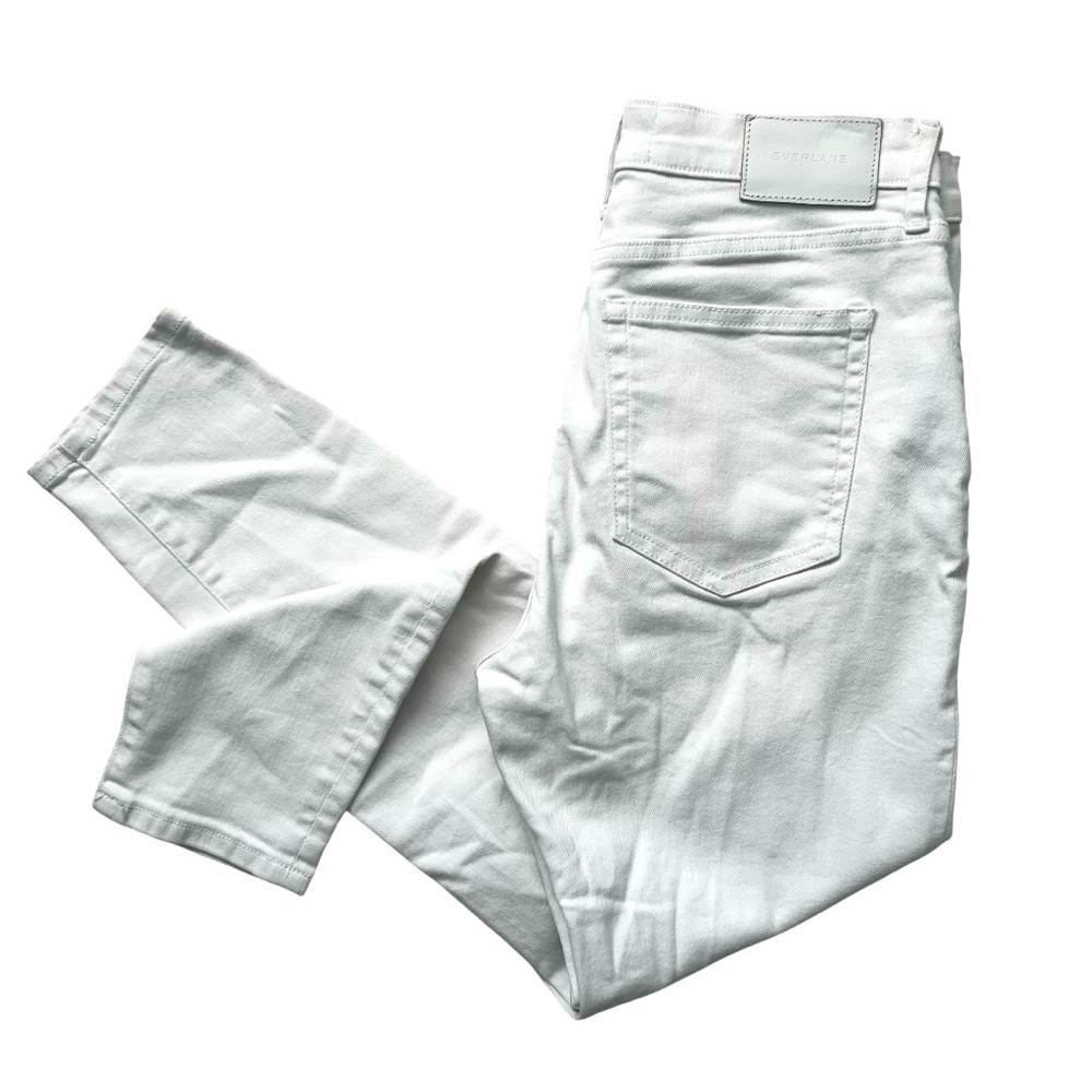 Everlane ankle denim jeans White Size 28